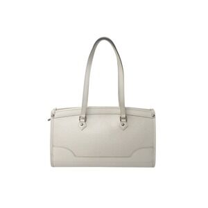 LOUIS VUITTON Madeleine Handbag White Epi Leather